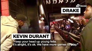 Kevin Durant Trash Talks Drake With Klay Thompson After Warriors Shut Him Up In Game 2!