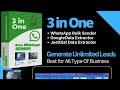 WhatsApp Bulk Sender Software with JustDial & Google Map Extractor New Version