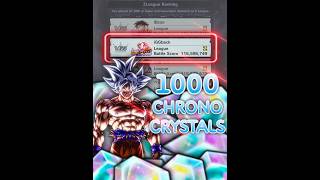 Get Free 1000 Chrono Crystals In Dragon Ball Legends fast #dblegends #dragonball #dbl #cooler #broly