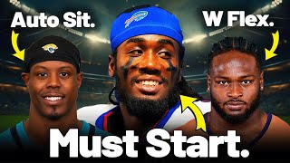 Week 9 Running Back Sit, Starts and Flex Options