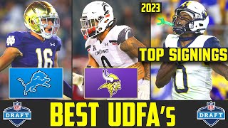 2023 NFL Draft BEST UDFA Signings (2023 NFL Draft Undrafted Free Agent Signings)