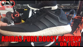 Most Comfy Sneaker Ever? adidas Pure Boost Review + On Foot!