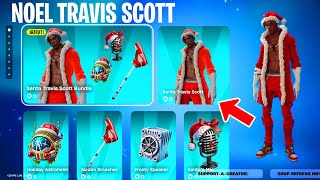 Ce PACK TRAVIS SCOTT Noël est GRATUIT pour tout les joueurs !! (Merci Fortnite)