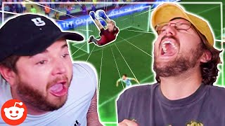 Reacting to HILARIOUS game glitches w/ @wildcat (R/GAMEPHYSICS)