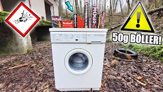 Wie viele BÖLLER ÜBERLEBT eine WASCHMASCHINE? - Experiment (Reupload)