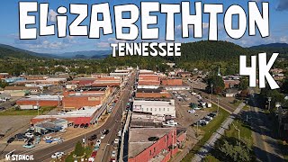 Elizabethton Tennessee 4K (DJI Mavic Air 2 Drone Footage) Hidden Gem in Eastern Tennessee!!