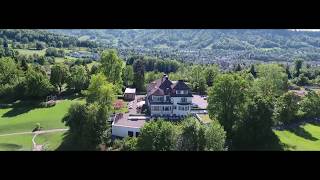 ZIS Zurich International School - Upper and Middle School from the air