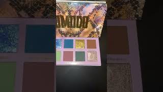 Komodo Palette and swatches by Klarity Kosmetics