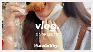 vlog. 괴산에서 생긴 일, 괴산 브이로그 2화 (괴산 맛집 다 보여dream!)