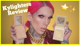 KYLIE COSMETICS: KYLIGHTERS... Are They Jeffree Star Approved?!