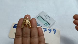 మైక్రో గోల్డ్ వంకి రింగ్💍220₹💥💥 8341376799