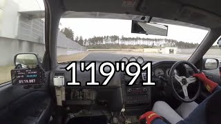 20210212袖森カリーナ【CARINA GT AT210 4AG C160】SFRW 袖ヶ浦フォレストレースウェイ