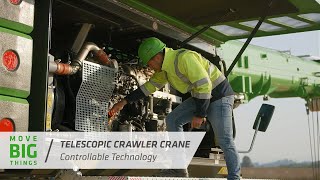 Telescopic crawler crane - Controllable technology