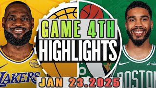 Los Angeles Lakers VS Boston Celtics Game 4th Highlights Jan 23,2025 NBA Season 2024-25