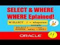Oracle SELECT Statement and WHERE Clause  Oracle Tutorials for Beginners | Emran Code Box