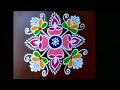 3 Attractive Diwali rangoli kolams 🌺 Deepavali rangoli Muggulu designs 🌺 3*2 dots simple kolam