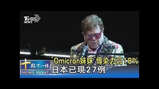 「Omicron妹妹」傳染力高18% 日本已現27例｜十點不一樣 20220127