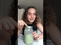 matcha chia seed pudding 💆‍♀️🍵 foodasmr match veganrecipes