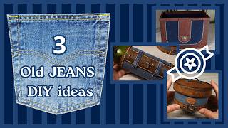 3 Old Jeans DIY ideas/  