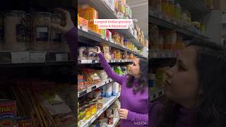 🛍️Largest Indian grocery store in Montreal 🇨🇦#groceryshopping #canada #viral #indian #shorts