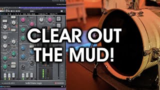 Jazz Kick Drum - How to fix muddiness of a dull kick with too much resonance