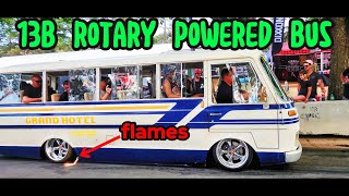 **ROTARY POWERED BUS** Low Standards Jay Mazda Parkway at Summernats 37