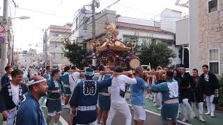 天祖諏訪神社例大祭　濱川仲町　旧東海道にて　もうすぐ納め　の巻　#天祖諏訪神社例大祭　#天祖諏訪神社　#濱川仲町　#旧東海道　#神輿　#祭り