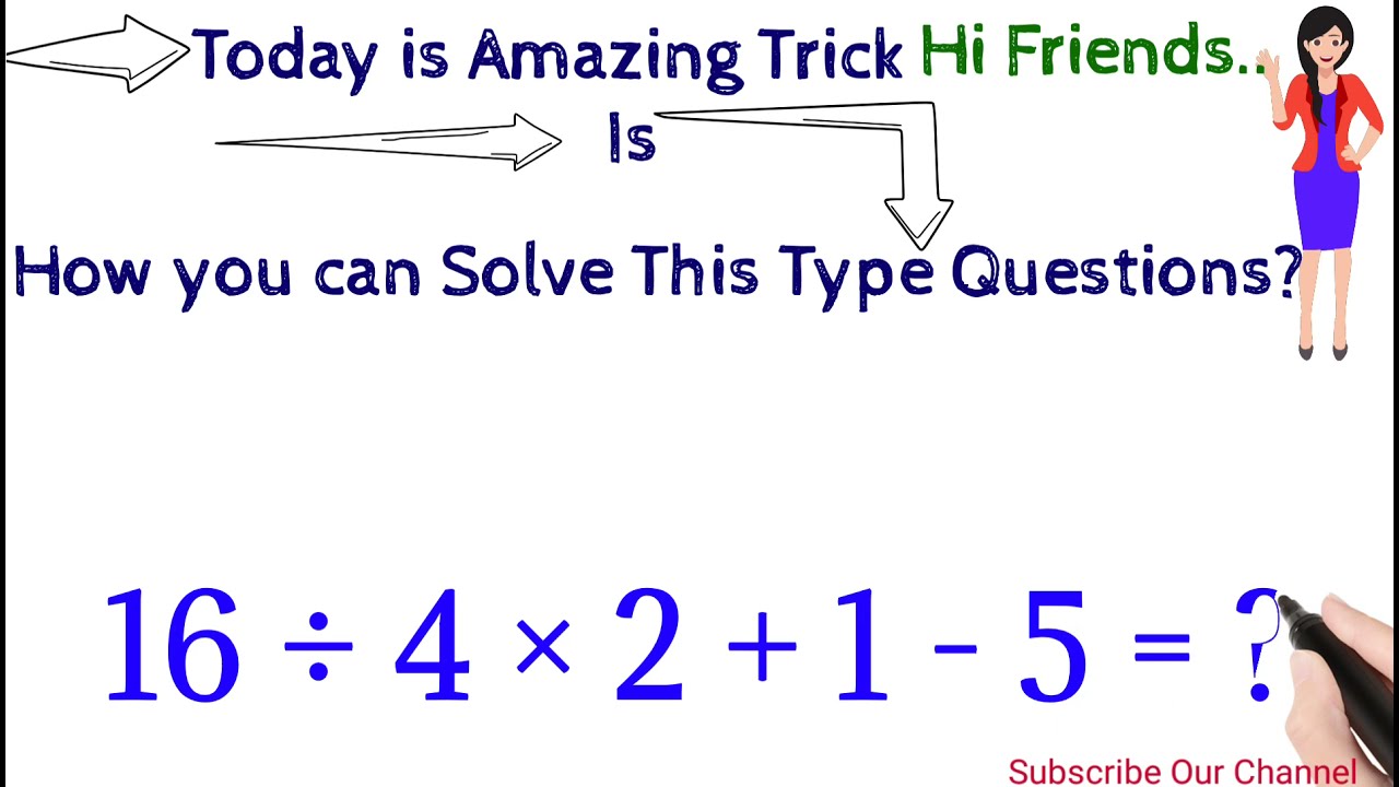 Dmas Rule Basic Concepts Of Mathematics Youtube