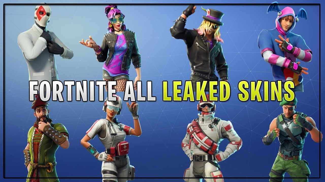 FORTNITE ALL *NEW* LEAKED SKINS! Update 5.40 All New Fortnite Cosmetics ...