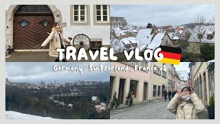 Travel Vlog｜10天遊德瑞法 #1｜第一次來歐洲！德國 🇩🇪 法蘭克福、羅曼蒂克大道、羅騰堡｜YUYI