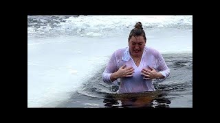 ICE HOLE BATHING 2025/ #331 WINTER SWIMMING/ COLD WATER/ EPIPHANY BAPTISM/