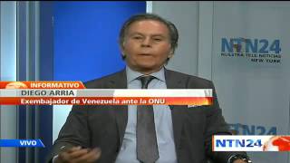 "El comportamiento de Vzla es una vergüenza": Diego Arria a NTN24 sobre discurso de Maduro en ONU