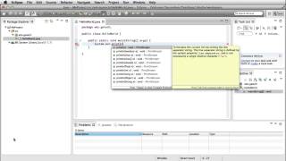 Eclipse Demo: Create a Class - Georgia Tech - Software Development Process