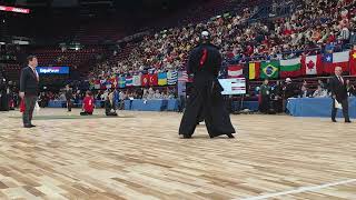 19WKC World Kendo Championship Men's Individual COL1 (M Lasciche) vs CAN6 (S Nichols)