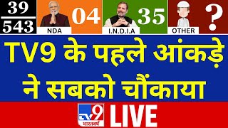 TV9 Exit Poll 2024 LIVE: TV9 के पहले आंकड़े ने सबको चौंकाया | Lok Sabha Election Results 2024
