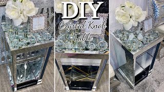 DIY CRYSTAL Accent Table! New DIY Table IDEA 2021