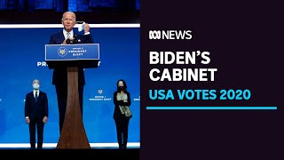 Joe Biden says US is 'back and ready to lead' as cabinet picks are introduced | ABC News