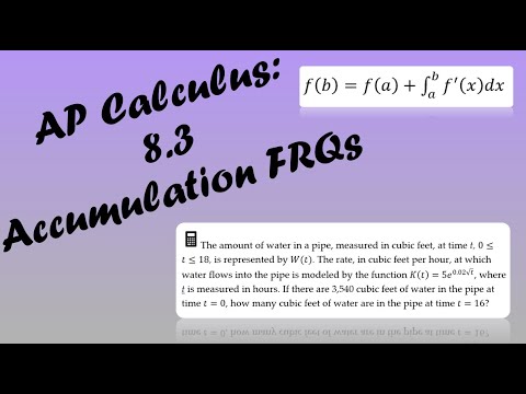 AP Calculus AB/BC Lesson 8.3 - YouTube