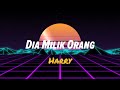 Harry - Dia Milik Orang (Official Lirik Video)