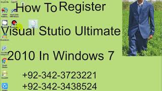 register visual studio ultimate 2010