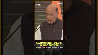 Defence Minister Rajnath Singh Speaks At Curtain Raiser Event for Aero India'25 In Bengaluru | WION