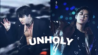 “Jungkook and Taehyung - Unholy” [COLLAB FMV]