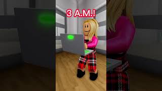Mom Prank Kids at 3 a.m. in Brookhaven Roblox #brookhaven #shorts