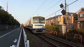 西部多摩川線101系（伊豆箱根鉄道カラー）各駅停車是政行を撮った。競艇場前駅ー是政駅