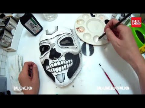 Day of the Dead Mask Painting / Easy Costume DIY How to Day of the Dead Mask Painting / Easy Costume DIY How to