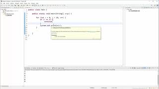 Java Tutorial - 16 - Break and Continue inside For Loop