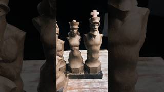 Chess Set Sculptures AJK