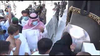 Prime Minister of Pakistan Imran Khan arrives at Masjid al-Haram for Umrah