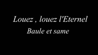 baule same, louez louez leternel