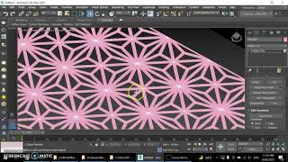 تلبيس زخرفة على سطح منحني - Apply Ornaments On Curved Face - 3dsmax